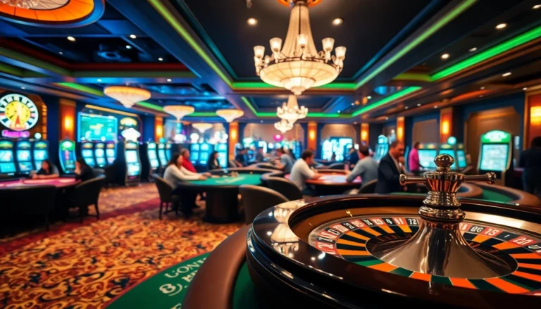 Enjoy thrilling casino adventures at go8.com with players at roulette and poker tables.